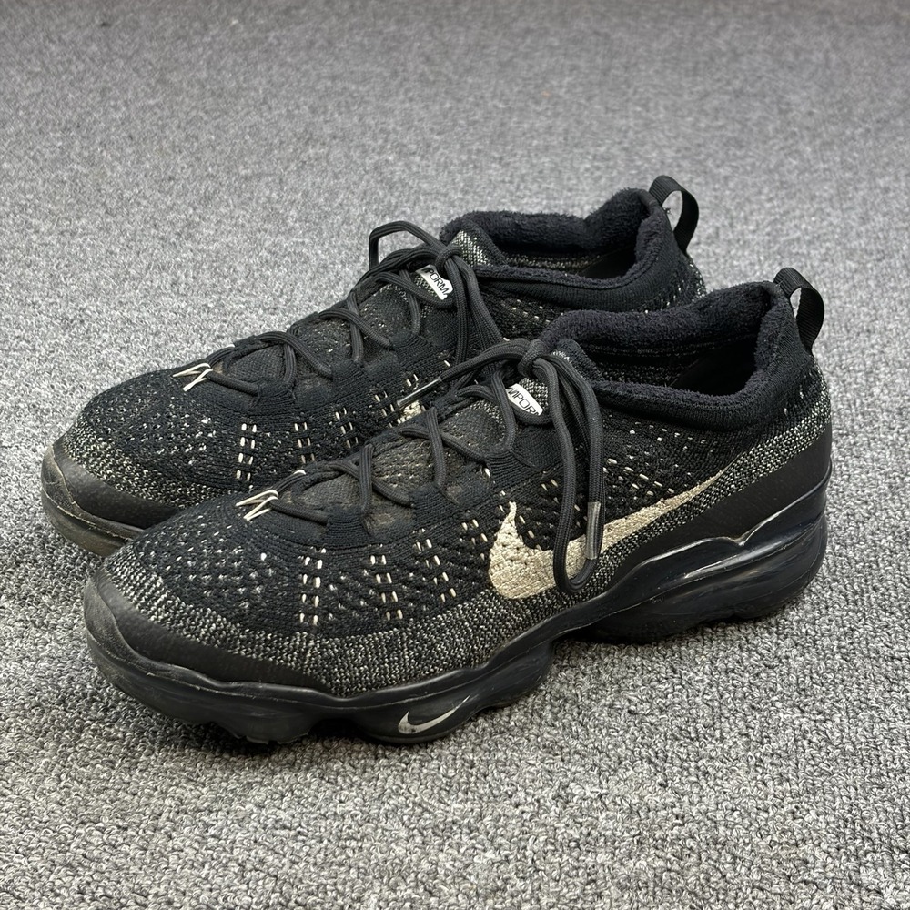 Nike Air VaporMax Flyknit 2023‎ Black White Oreo Running Shoes Men's Size 9.5